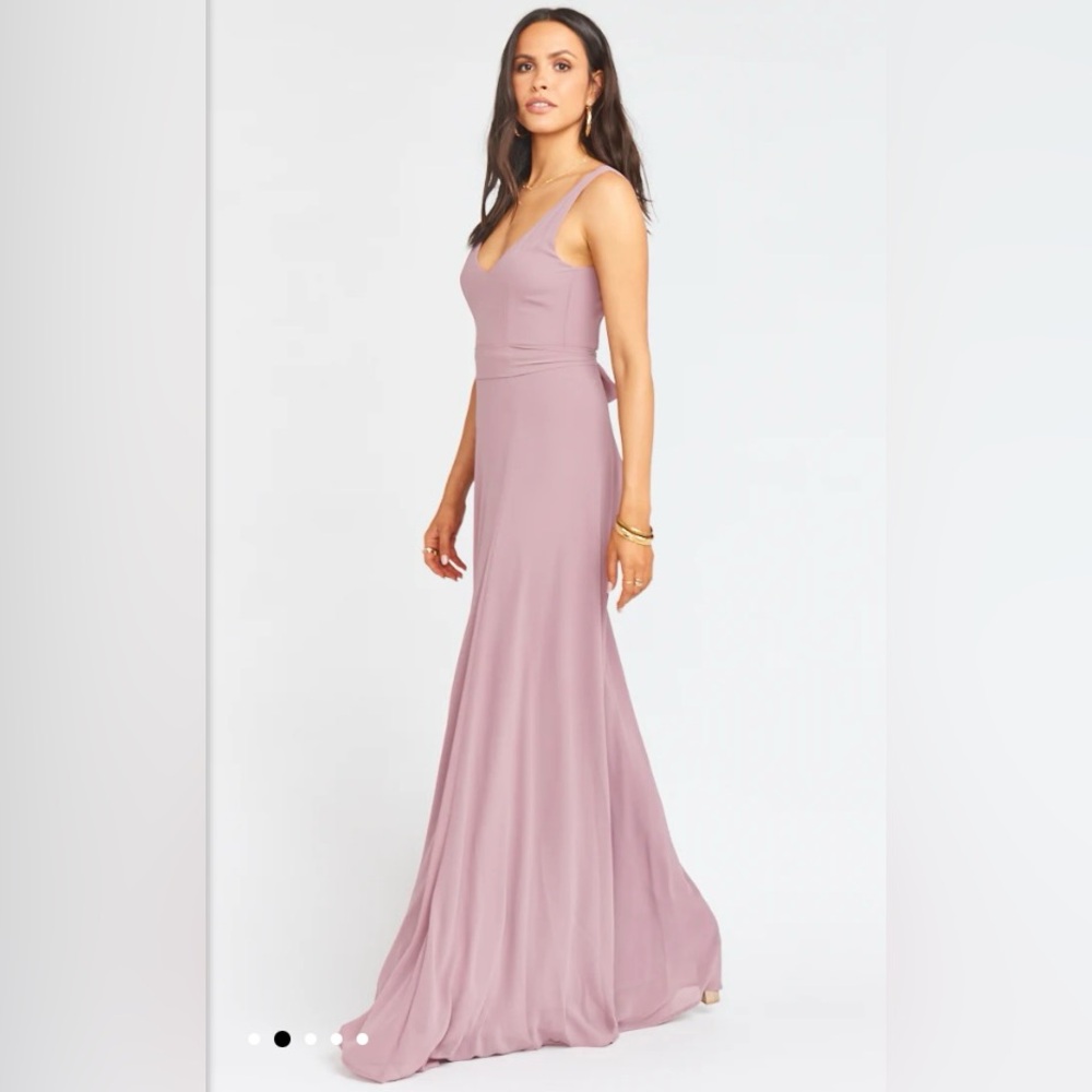 Show Me Your MuMu Mauve Pink Maxi Dress